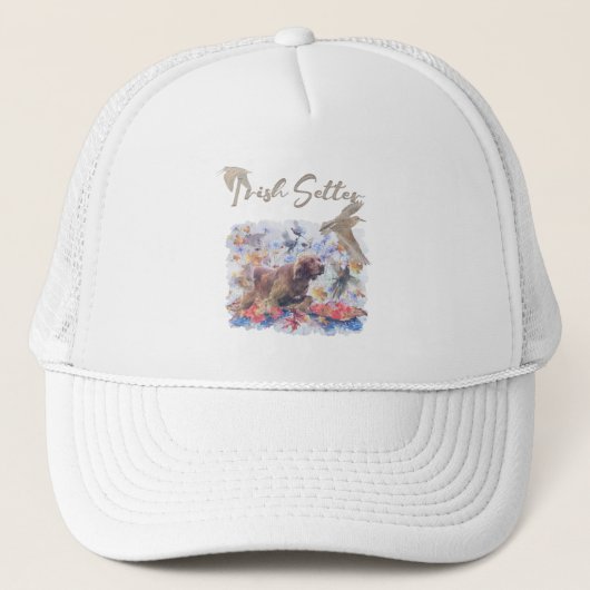 Casquette Chasse au Setter irlandais (Devant)