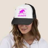CASQUETTE CHASSE DE VERRAT DE FILLE (En situation)