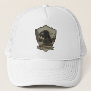 Casquette Chasse en laine avec pointeur À poils durs alleman