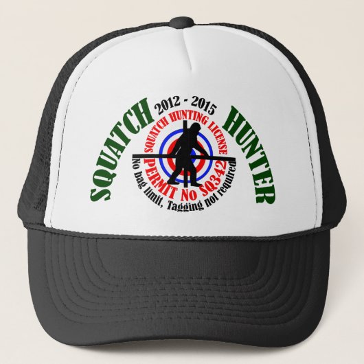 Casquette Chasseur de Squatch (Devant)