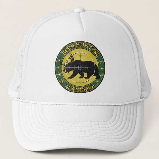 Casquette Chasseurs de bière de l'Amérique (ours d'amusement (Devant)