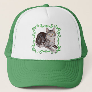 Casquette Chat américain à poils courts tabby