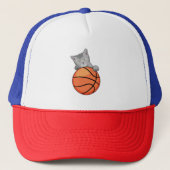 Casquette Chat avec basket (Devant)
