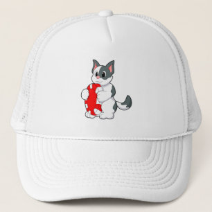 Casquette Chat avec jeton de poker