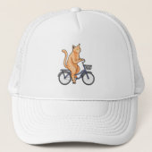 Casquette Chat avec vélo (Devant)