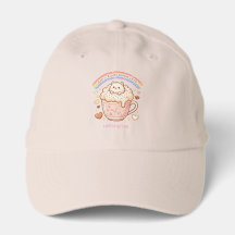 Chat Blanc Fluffy Mignon Café Latte Pastel