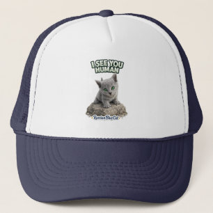Casquette Chat Bleu Russe – Je Vous Voie Humain