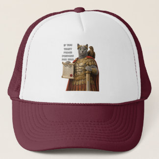 Casquette Chat César Bleu Russe
