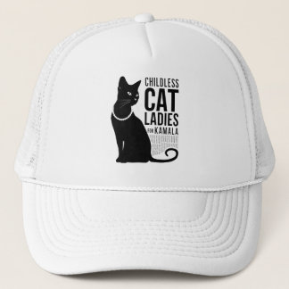 Casquette Chat Dames sans Enfants pour Kamala Harris T-Shirt
