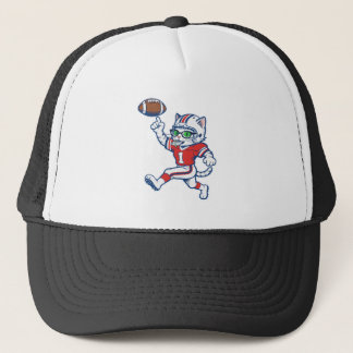 Casquette Chat de foot drôle