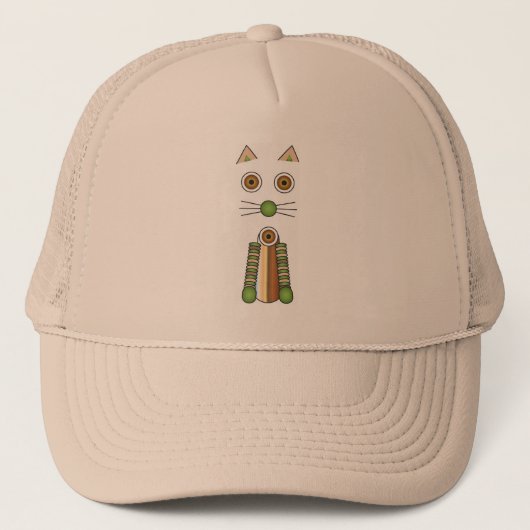 Casquette Chat de forêt (Devant)
