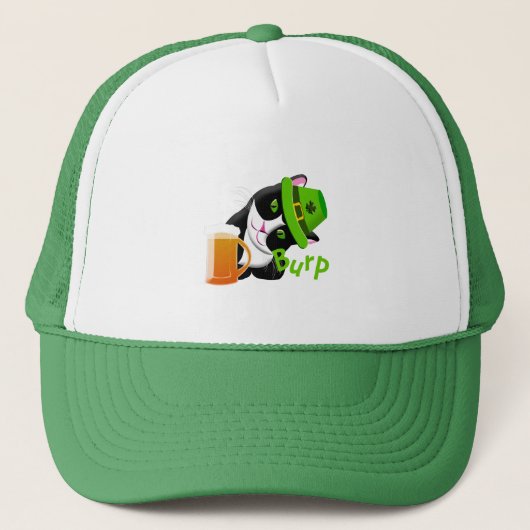 Casquette Chat de la Saint Patrick (Devant)