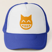 Casquette Chat Emoji Grille (Devant)