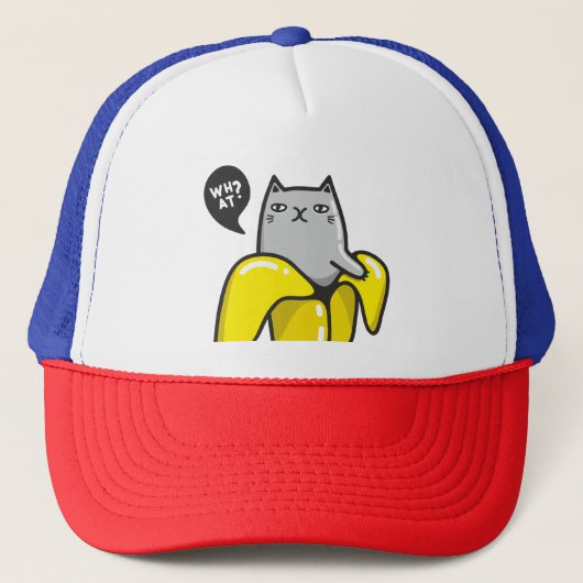 Casquette Chat en banane (Devant)