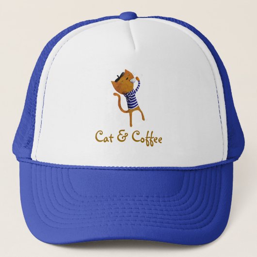 Casquette Chat frais de Français (Devant)