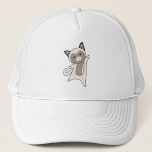 Casquette Chat Kitty Fourrure Nez mignon Animaux Enfants