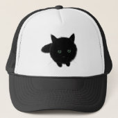 Casquette Chat noir (Devant)