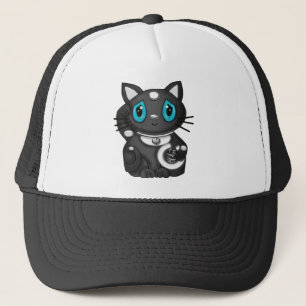 Casquette Chat noir de bonne chance de Maneki Neko Bekoning