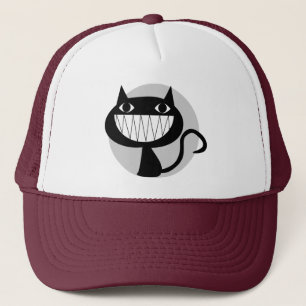 CASQUETTE CHAT NOIR RIRE AMUSANT 