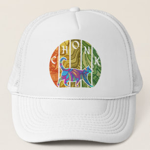 Casquette Chat psychédélique - Trippy Feline Art