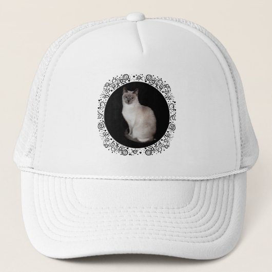 Casquette Chat siamois (Devant)