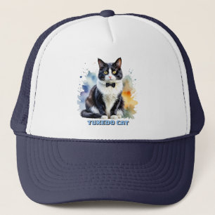 Casquette Chat smoking élégant