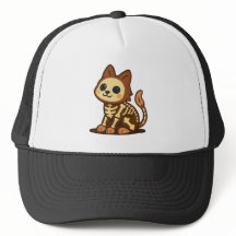 Chat squelette effrayant 