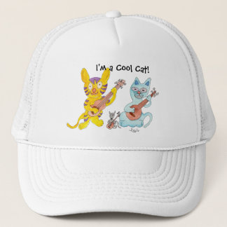 Casquette Chats à guitare