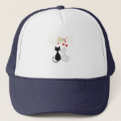 Casquette Chats amoureux (Devant)