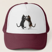 Casquette Chats de danse doux (Devant)