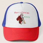Casquette Chats et Père Noël (Devant)