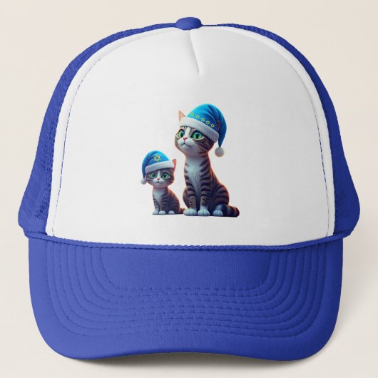 Casquette Chats Hanoukka (Devant)