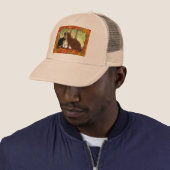 Casquette Chats Tabby Orange d'automne (En situation)