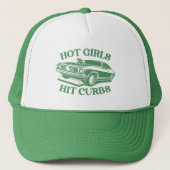 Casquette Chaudes Filles Frappe Curbs - Vert (Devant)