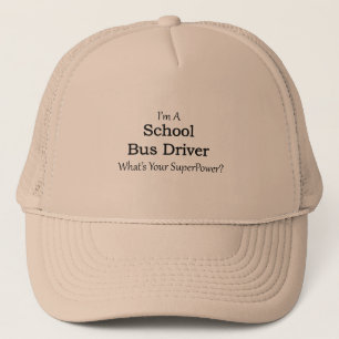 Casquette Chauffeur d'autobus scolaire