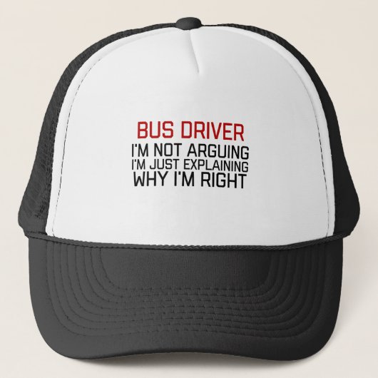 Casquette chauffeur de bus (Devant)