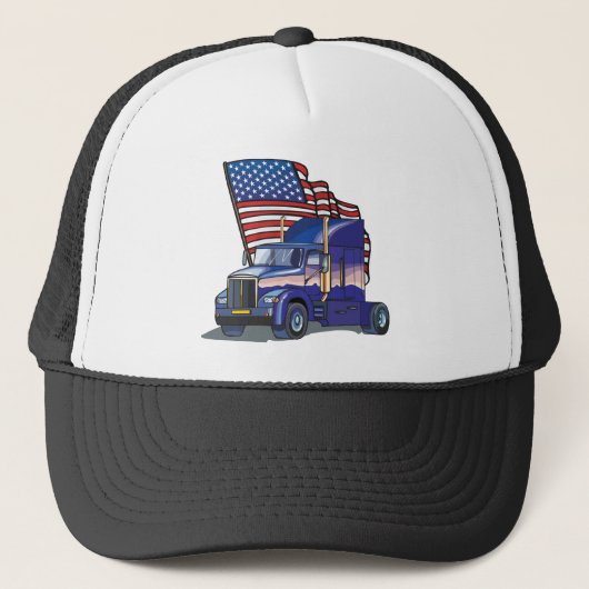 Casquette Chauffeur de camion des Etats-Unis (Devant)