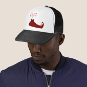 Casquette Chaussure elfe rouge avec Sucres de canne (En situation)