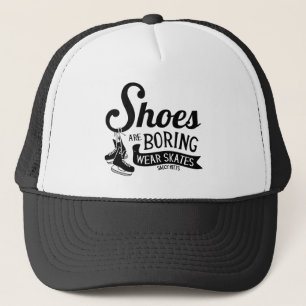 Casquette Chaussures ennuyeuses Porter Des Patins De Hockey