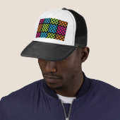 Casquette Checkered d'ordre (En situation)