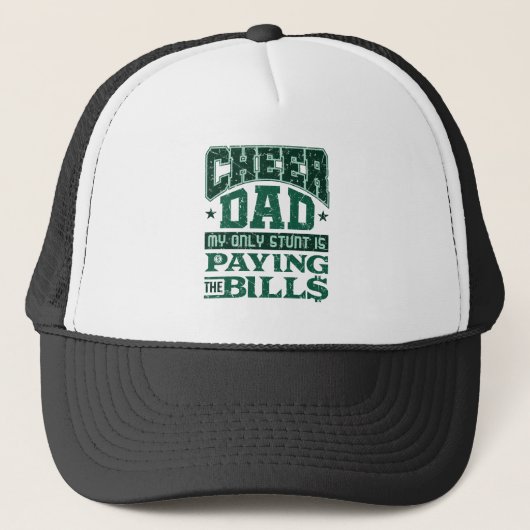 Casquette Cheer Papa Mon seul tétine est de payer les factur (Devant)