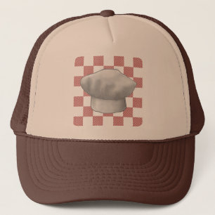 Casquette chef Checker