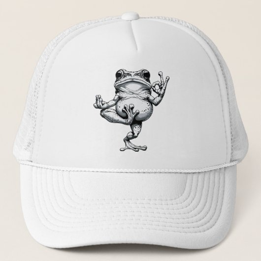 Casquette Chef-d'œuvre de Grenouille Zen (Devant)