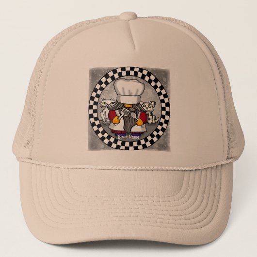Casquette Chef gnome (Devant)