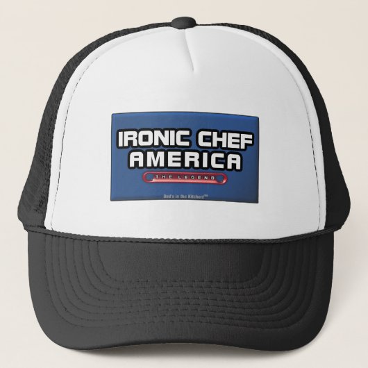 CASQUETTE CHEF IRONIQUE AMÉRIQUE (Devant)