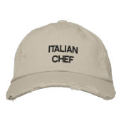 casquette "CHEF ITALIEN" (Devant)