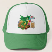 Casquette Chef pâtissier Dragon Vert (Devant)