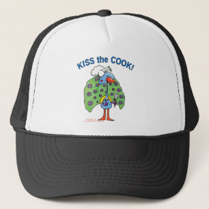 Casquette Chef Peacock, Kiss the Cook !