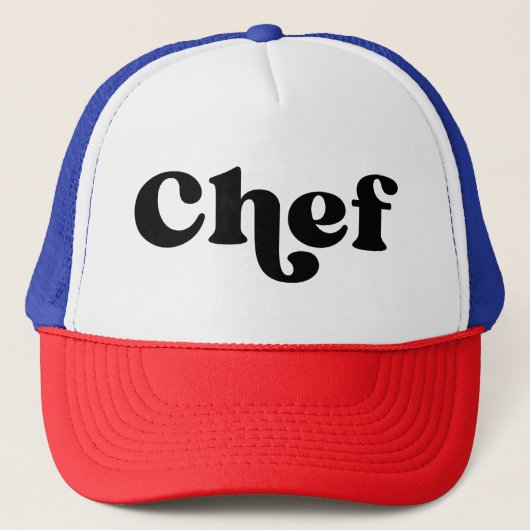 Casquette Chef rétro (Devant)