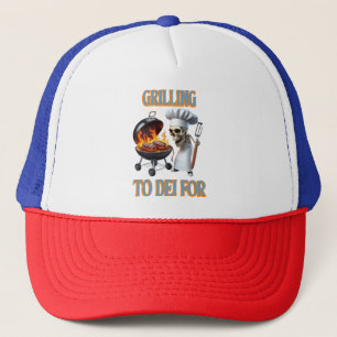 Casquette Chef Skeletal Gratter À Dei Pour